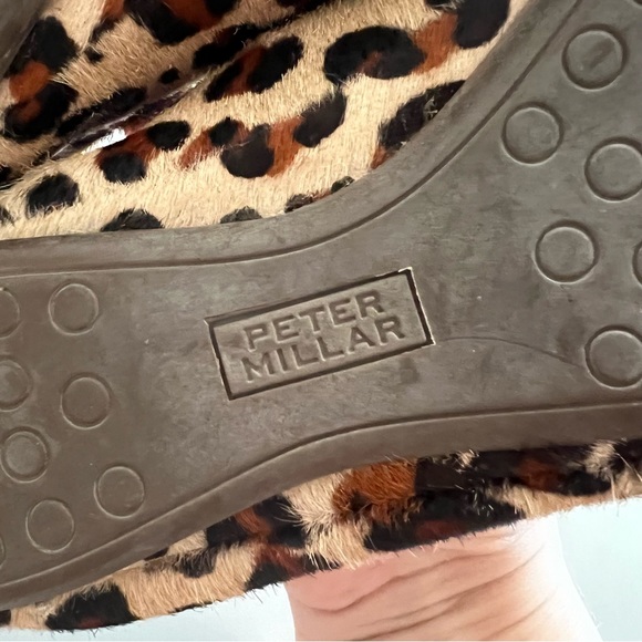 Peter Millar Cheetah Print Hair Calf Ballet Flats - Picture 9 of 9